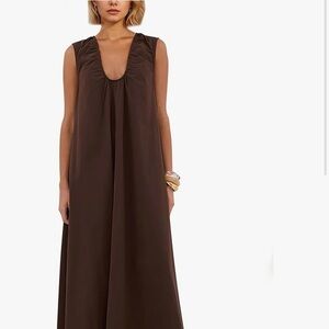 Brown Dissh Inspired Sleeveless Maxi Dress